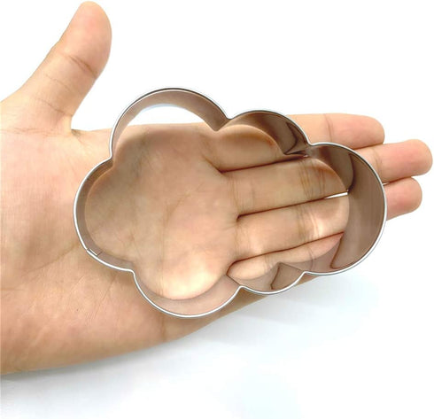 LILIAO Cloud Cookie Cutter, 3.6 x 2.6 inches, Stainless Steel