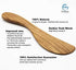FAAY 7.5" Butter Spreaders, Eco-Friendly Teak Wood Condiment Knife Set of 4, Handy Peanut Jelly Spreaders