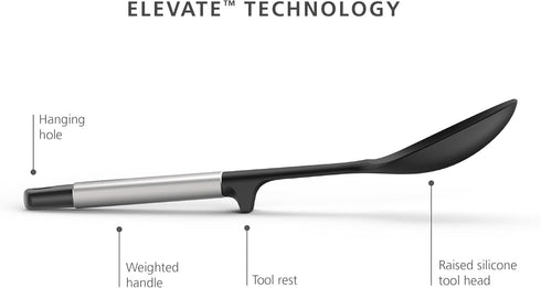 Joseph Joseph Elevate Silicone Solid Turner with Integrated Tool Rest