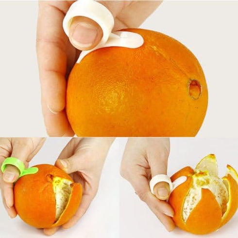 Orange Peeler Set Cosmer - Easy Open Citrus Lemon Citrus Peel Cutter Vegetable Slicer Fruit Tools Kitchen Gadgets (15