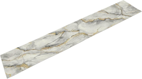 ShiTingYu 13x36 Inch Marble Table Runner Gold Grey Table Dresser Runners Modern Table Coffee Table Runner for Home