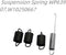 Washing Machine Suspension Spring 3Pack WP63907, Counterweight Counter Balance 1Pack W10250667 for Whirlpool Kenmore