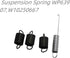 Washing Machine Suspension Spring 3Pack WP63907, Counterweight Counter Balance 1Pack W10250667 for Whirlpool Kenmore