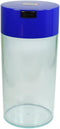 Tightvac Patented Airtight Container, 5oz to 24 Ounce, Multi-use Vacuum Container, Smell Proof, Blue Clear