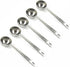 Stainless Steel 1 Tablespoon Measuring Coffee Scoop Spoon, Set of 5