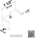 VintageView Vino Pins, Acrylic Wall Mounted Wine Bottle Rack for Wood Surfaces, Stylish Modern Wine Storage with Label