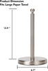 Countertop, Kalitro Paper Towel Holder Standing Paper Towel Roll Holder for Kitchen Bathroom, with Weighted Base