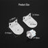 Rollerhouse 38/40mm Repair Kit for Roller Blinds, Window Shade Brackets, Electric Blinds Accessories, 1 Pair, White