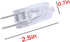 Podoy WB08X10051 WB08X10057 Microwave Oven Light Bulb Compatible with GE Profile (Pack of 2) 130V 50W Halogen Light Bulb Lamp by Podoy