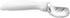 Commercial Frozen Spring Chef White Ice Cream Scoop with Comfortable Handle - Heavy Duty Metal Ice Cream Scooper