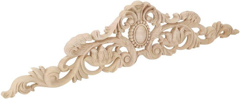 TOPINCN 50x12cm Wood Carving Applique, European DIY Decoration for Home Furniture