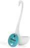 OTOTO Swanky Swan Soup Ladle - Silicone Soup Spoon, BPA-Free, Heat Resistant, Cute Kitchen Accessories, White