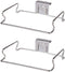 KABAKE 2 Pack Stainless Steel Trash Bag Holder, Garbage Storage Bags Rack, Hanging