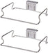 KABAKE 2 Pack Stainless Steel Trash Bag Holder, Garbage Storage Bags Rack, Hanging