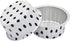 KEISEN 5oz Set of 24 Disposable Aluminum Foil Cups, 125ml for Muffin Cupcake Baking, Spot Color