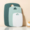 Plastic Cutting Board Set of 3, Thick Chopping Boards for Kitchen, Easy Grip Handle, Dishwasher Safe, Green