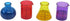 Treasure Gurus Novelty Chemistry Beaker Plastic Drink Shot Glass Set - 4 Glasses Science Flask Party Supply