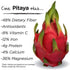The Lucky Stars 250 95% Rare Red Dragon Fruit (Pitaya) Seeds - Germination Rate - Thanh Long RUT - Hylocereus