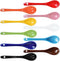 10 Color Porcelain Egg Spoons, 5 Inch Ceramic Spoons for Coffee, Dessert, Yogurt, Milky Tea