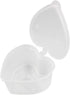 24 Pieces Heart Shaped Slime Storage Containers - 2.4 oz Transparent Small Plastic Box with Hinged Lids