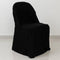 Efavormart Premium Scuba Stretch Folding Chair Cover Black - Wrinkle Free &