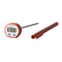 Taylor Instant Read Digital Meat Thermometer, Comes with Pocket Sleeve Clip, Red