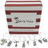Two Gorgeous Wine Charm Sets – 18 Pieces Total, Wine Lover and World Traveler Themes