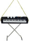 Broadway Gifts Electric Keyboard Christmas Tree Ornament Decoration, Metal, 3 inches