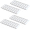 Easy Release White Ice Cube Tray, 16 Cube Trays (Pack of 4)