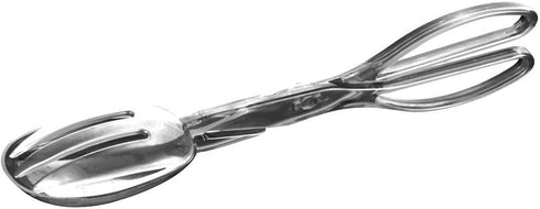 Kaya Silver Plastic Disposable Serving Salad Scissor Tongs (1 Pc.) - Premium Quality & Multipurpose Kitchen Tool - Perfect for Parties & Catering Events by Kaya