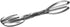 Kaya Silver Plastic Disposable Serving Salad Scissor Tongs (1 Pc.) - Premium Quality & Multipurpose Kitchen Tool - Perfect for Parties & Catering Events by Kaya