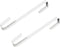 AnapoliZ Wreath Hooks Door Hanger for Bathroom, Bedroom, Coats, Towels - Premium Sturdy Metal, 2 Piece, White