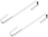 AnapoliZ Wreath Hooks Door Hanger for Bathroom, Bedroom, Coats, Towels - Premium Sturdy Metal, 2 Piece, White