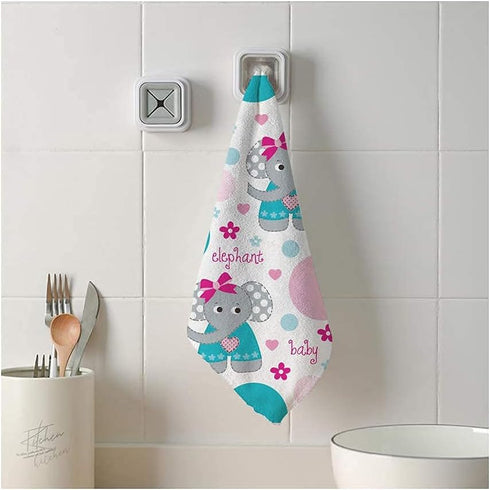 PYD Life 12 Pack Sublimation Blanks White Towel, 8 Inch Bathroom Hand Towel for Heat Press Transfer Print