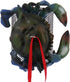 Kurt Adler Blue Crab Ornament with Wire Cage - Decorative Charm