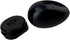 mookaitedecor Black Obsidian Crystal Egg Polished Gemstone Figurines with Stand