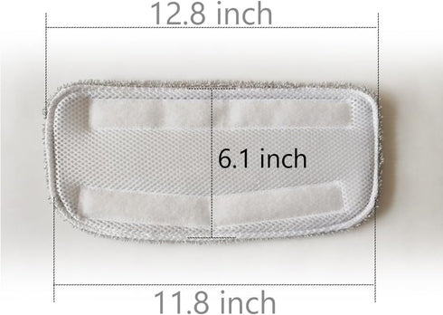 2 Packs Steam Mop Cloth, Fits Steam Mop GF-6610, Washable Reusable Microfiber Replacement Pads