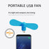 Cell Phone Fan for iPhone, 4 Pack Mini USB Fan for Mobile Phones, Portable Pocket Fan for iPhone 14 13 12 11 10 9