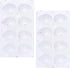 Rthjsfj 8-Cavity Easter Egg Shape Silicone Molds, 2Pcs Food-grade Baking Supplies for DIY