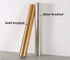 Self Adhesive Brushed Metal Look Film Vinyl, Waterproof Anti Greasy Counter Top Peel Stick Metallic Gloss Shelf Liner