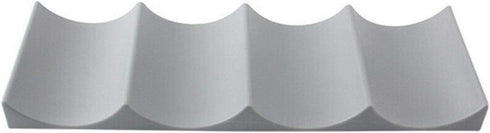 European Style Wine Rack, Modern Anti-Slip Table Top Holder for Kitchen Storage, Dark Gray (1pc)
