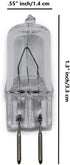 lumenivo Microwave Light Bulbs 120v 20w GY6.35 T4, Halogen Oven Light Bulbs for Small Appliances - 4 Pack