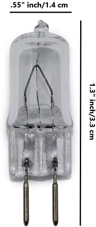 lumenivo Microwave Light Bulbs - 120v 20w GY6.35 T4 Halogen Oven Light Bulb, 10 Pack