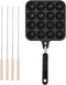 Haofy Takoyaki Maker Pan, Non-Stick 16-Grid Takoyaki Grill for Electric Oven or Gas Stove