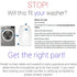 Supplying Demand WH01X24180 Top Load Clothes Washer Drive Belt Replacement - 23 Inches Long