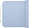 Extra Thick Silicone Pastry Mat 24"x16" - Non Stick Food Grade Dough Rolling Mat with Edge Heightening, Blue