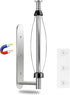 Magnetic Paper Towel Holder, One Hand Operable Wall Mount with Strong Magnetic Backing for Kitchen Refrigerator RVs