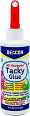 BEACON Premium Tacky Glue, Supreme Adhesion, Fast Grabbing, Easy Clean-Up, 4-Ounce