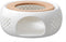 Bamboo's Grocery LoKii Ceramic Teapot Warmer with Cork Cushion, Teapot Heater, Tea Light Warmer, Suitable