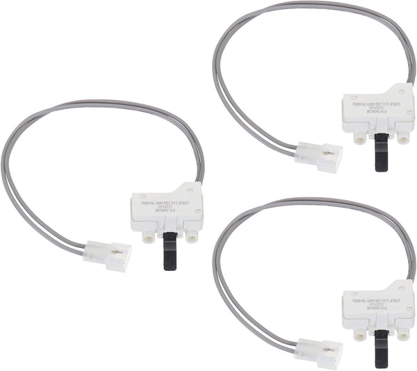 MECCANIXITY 3406108 Dryer Door Switch Replacement, Pack of 3, Part AP6008562, PS346705, PS11741702